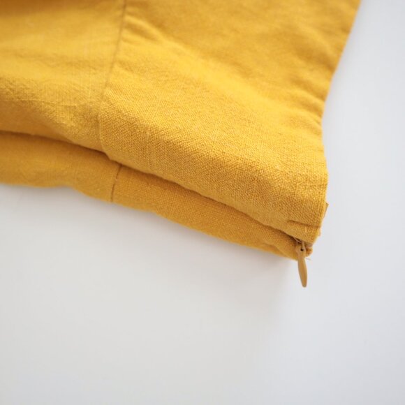 Blue Rain Linen Blend Batwing Cropped Top | L - Picture 5 of 7